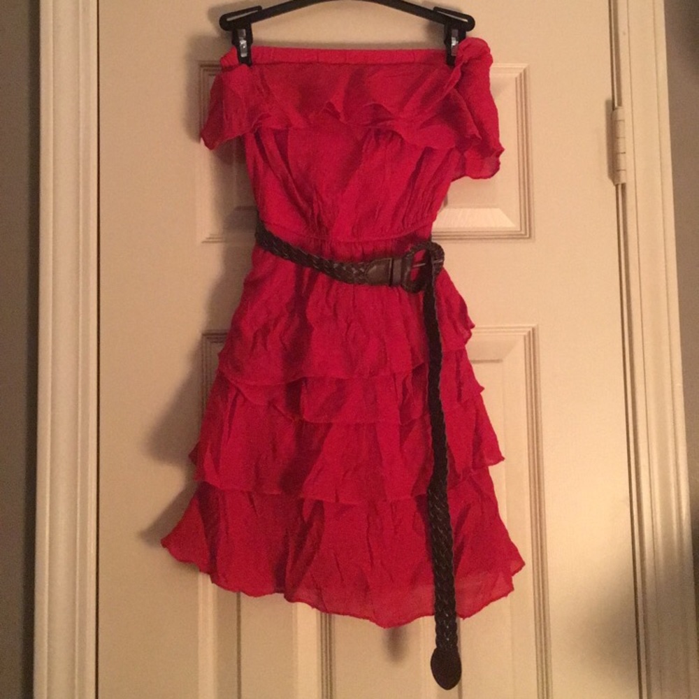 Red Rue21 mini dress